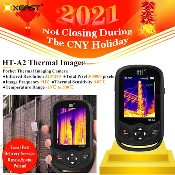 XEAST ir 2021. Karstā Pārdošanas Kabatas infrared Thermal Imager HT-A1 & HT-A2 тепловизор для ремонта