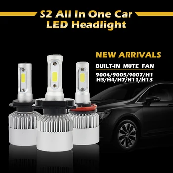 Piegāde ar DHL Super Spilgti H7 LED Spuldzes H1, H3, H4, H7 12V 6500K Auto Lukturu Miglas lukturis Pie Daudz Gaismas, Auto Lukturi, miglas lukturi