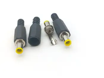 100 5 Gab.0mmx3.5mX1.1 mm DC Power cable Male Plug Adapteri, CCTV Grāmatiņa