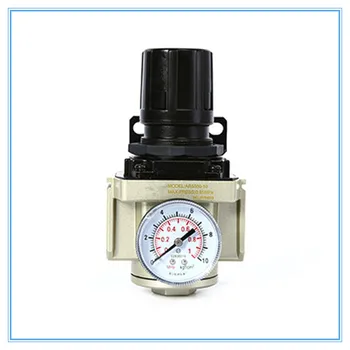 SMC Pneimatisko Gaisa Spiediena Regulators AR2000-02 AR3000-03 AR4000-04 Vītne 1/4 inch eļļas-ūdens atdalītāju, spiediena redukcijas vārsts