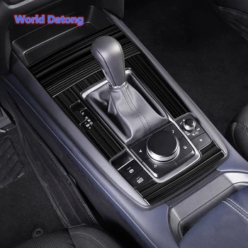 Piederumi Mazda CX30 CX-30 2020 2021 LHD Centrālā Rīku panelis Vadības Panelis Decal Auto Pārnesumkārba Interjera Pārveidošana
