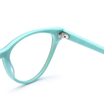 Saulesbriļļu Stils Cat-Eye Hipoalerģiska Acetāts Pilna Loka Sieviešu Optiskās Brilles, Ietvari Ar Atsperu Eņģes Sieviešu Brilles Rāmis