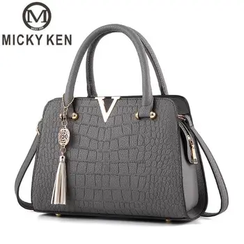 Micky Ken jaunu pleca soma Eiropas un Amerikas modes Pu somas krokodils modelis dāmas rokassomiņā augstas kvalitātes crossbody