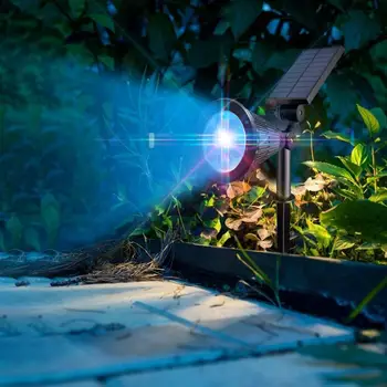 7 LED Saules Zālienu Lampu, Prožektoru gaismā, Ūdensnecaurlaidīgs Gaismas Vadības Ievietošana Grīdas Dārza Āra Gaismas Regulēšana Dārza Ainavu Lampas