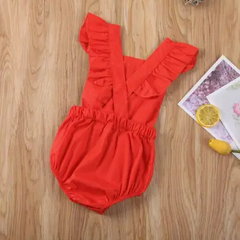 Jaundzimušais Meiteņu Drēbes Lieldienu Zaķis Romper Jumpsuit Tērpiem, Vasaras Siltie Bērnu Meitene Apģērbs