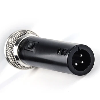 Dinamiskā Vadu Mikrofons Ierakstu Studija Cardioid Jack 6.3 mm XLR Microphon Ar 3M Kabeli Dziedāšanas Sistēma Partijas KTV Pastiprinātājs