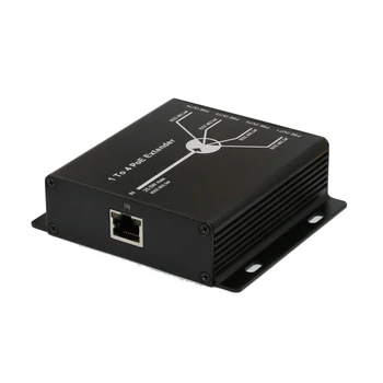 Mini POE Extender 10/100M 4 Porti 25.5 W Pagarināt 120 Metrus IEEE802.3af POE Tīkla Ierīcēm, Plug-and-Play