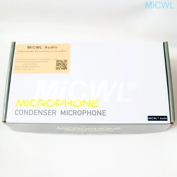 Lielu Diafragmu, Cardioid Kondensatoru TLM102 Mikrofons, Tīkla DATORU Skatuves Dziedāt Ierakstu Mikrofonu MiCWL