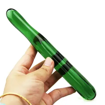 Zaļš gurķis stikla dildo anālo plug maksts dildo anālo atveri noslēdz ar aizbāzni Erotiska butt kontaktspraudņi, seksa rotaļlietām, lesbiešu pāriem, lesbietes