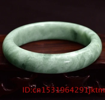 Jade Rokassprādze Rokassprādzes Dabas Sievietes par Vīriešu Modes Zaļā Šarmu Ķīnas Amuletu Rotaslietas 5A+ Dāvanas