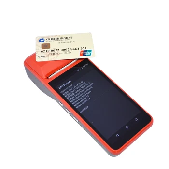 4G+wi-fi+Bluetooth Android 7.1 Smart Rokas POS Terminālu ar NFC un termoprinteri R330