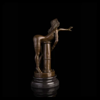 ArtsHom DS-509 dzimumtieksme Sievietēm Bronzas Statuja Sexy Pliks Sieviešu Skulptūru Neapbruņotu Statuetes Mākslas Naktsklubs Dekoru Kolekcionējamus