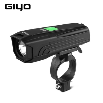 Giyo T6 LED Riteņbraukšana Lāpu 450Lm Velosipēda Priekšējo Lukturīti, USB Maksas, Kalnu Velosipēds Stūres Latern Ceļu Velosipēda Priekšējo Drošības
