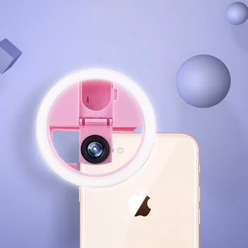 Anillo led Selfie Portatīvo Flash Led Kameras Tālrunis Fotogrāfija Gredzenu Gaismas Uzlabot Fotogrāfijas objektīvs mobilā tālruņa Viedtālrunis