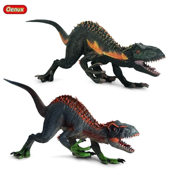 Oenux Savage Gaļēdāji Indorapt Velociraptor Jurassic Dinozauri Dzīvniekiem Modeļa Darbības Rādītāji Cietā PVC Vākšana Bērniem Rotaļlietas