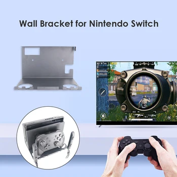 Alumīnija Metāla Sienas Stiprinājums Spēlē Elementi Viegla Spēle priekš Nintendo Slēdzis Doks Nintend Slēdzis Pro Kontrolieris