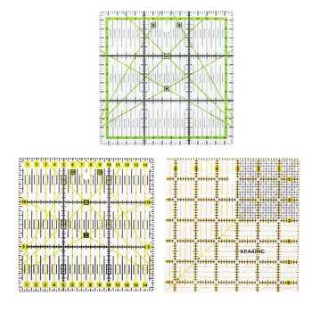 Šūšanas Rīku Papildierīci, Taisnstūri/s/Square Līmēšana Valdnieks Multi-funkciju Mērīšanas Piederumi Akrila Apģērba Pārbaudi DIY Instrumenti