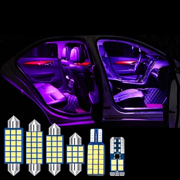 12v LED Spuldzes komplekts Automašīnas salona Dome galda Lampas Bagāžnieka Gaismas, Volkswagen, VW Golf MK5 MK6 GOLF MK7 5 6 7 2003-2019 Piederumi