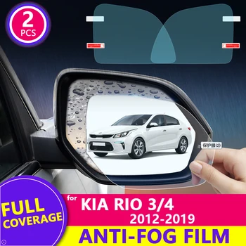 Pilnībā Segtu Atpakaļskata Spogulis Anti-Miglas Filmu par KIA RIO 3 4 K2 2012~2019 krievu Versijas Aizsardzības Ūdensnecaurlaidīgs Plēve, Auto Piederumi