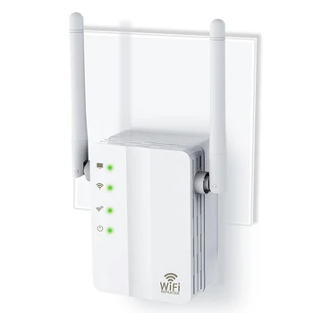 Sākotnējā WiFi Pastiprinātājam Pro Maršrutētāju 300M Tīkla Expander Repeater Jauda Extender Roteador 2 Antenas Mi Maršrutētāju, Wi-Fi