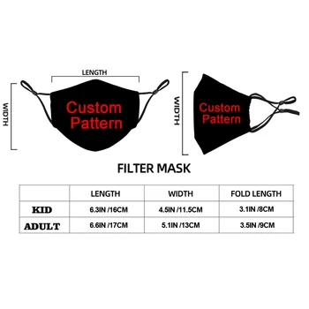 Undertale Maska Unisex Sejas Elpojošs Riteņbraukšana Maska Atkārtoti custom print muti cepures Ar Filtri, maskas