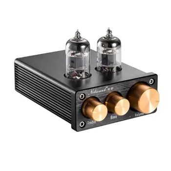 Douk Audio NS-10P Mini Vakuuma Cauruļu Preamp Trīskāršot, Bass Toņa Kontrole, Stereo Audio Preamplifier