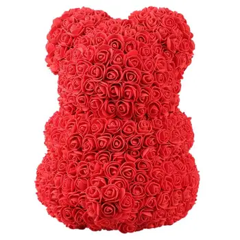 38*30cm Lācis Rozes Valentīna Diena Dāvanu, Mākslīgie Ziedi Kāzu Mājas Festivāls DIY Kāzu Dekorēšana Dāvanu Kastē Vainags Amatniecības