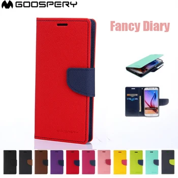 DZĪVSUDRABA GOOSPERY Iedomātā Dienasgrāmata Krāsains PU Ādas Maks Flip Case for Samsung Galaxy Note 10 Plus