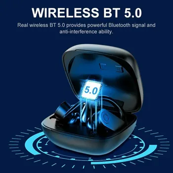 B11 TWS Bluetooth 5.0 Bezvadu Bluetooth Earbuds 600mah Uzlādes Box Bezvadu Austiņas Mini Earbuds Auss Āķis, Sporta Austiņas