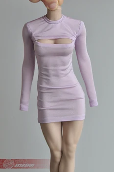 1/6 karavīrs modeli, aksesuāri, apģērbu 12 collu plastmasas pārklājumu sievietes ķermenis saspringts samazināt plecu T-krekls zemāko veste