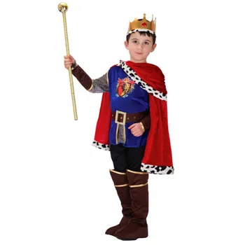 7PCS Bērniem Zēni Karalis Halloween Kostīmu Princis Burvīgs Tērps