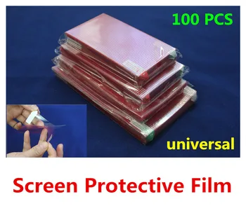 100GAB universal LCD screen protector ekrāna aizsargplēvi ekrāna aizsargs, lai mobilo tālruni, GPS naviagrtor, tablet pc, PDA, MP5