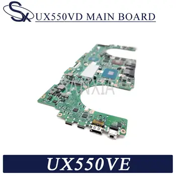 KEFU UX550VD Portatīvo datoru mātesplati par ASUS ZenBook Pro UX550VE UX550V sākotnējā mainboard I5-7300HQ GTX1050TI-4G