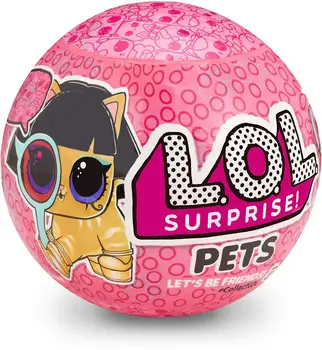 1gb LOLs Pet lelles oriģināls L. O. L. Pārsteigums! Pārsteigums Mājdzīvnieki Bumbu Sērija 4 Kolekcionējamus Lelles labākā dāvana Bērniem