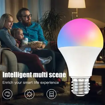 Mākonis smart wifi spuldze RGB+PKT smart spuldzes 15W 1000lm smart gaismas balss vadība darbojas ar Alexa, Google Home E27/B22 bāzes