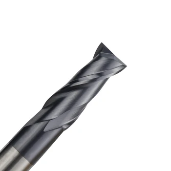 2 Flauta Karbīda Beigām Dzirnavas TiALN Pārklājumu HRC45 CNC Griešanas Instrumenti Maršrutētāju Bitu 1-12mm Karbīda Gala frēze