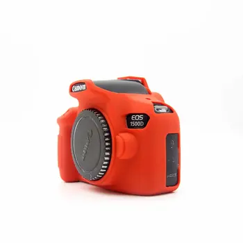 Silikona Bruņas Ādas Gadījumā Ķermeņa Vāka Aizsargs Canon 1300D 1500D Nemiernieku T6 Skūpsts X80 Digitālās Kameras Digitālās Fotokameras