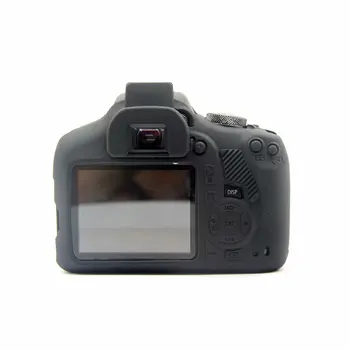 Silikona Bruņas Ādas Gadījumā Ķermeņa Vāka Aizsargs Canon 1300D 1500D Nemiernieku T6 Skūpsts X80 Digitālās Kameras Digitālās Fotokameras