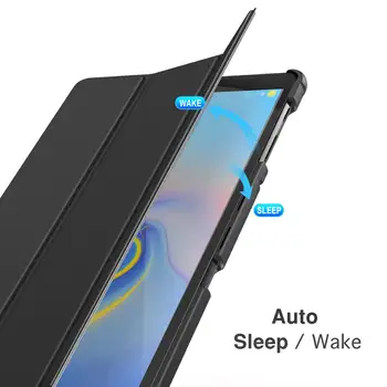 Case for Samsung Galaxy Tab 10.5 2018 Ultra Viegls Slim-Shell Stāvēt uz Lietu par Galaxy Tab 10.5 SM-T590/Tablete T595