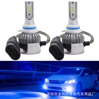 C6 Automašīnu Liela Izmēra LED Lampas 8000K Ice Blue H1, H4, H7, H3, H11 9006 Miglas lukturis Auto Lukturu Spuldzes
