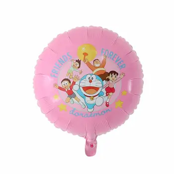 10pcs/Daudz 18inch Karikatūra Doraemon Folija Baloni Džinglu Kaķis Globos Hēlija Balonu Happy Birthday Puse Dekori Piederumi Bērniem Rotaļlietas