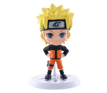 6pcs/Set Naruto Uchiha Sasuke Naruto Uzumaki Modeļa Rotaļlietu PVC Attēls Uzstādīt Sasuke Minato Hyuuga Hinata Lelles Xmas Dāvanas Bērnu