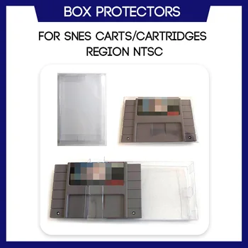 Kārbas Aizsargs NVE, kas Super Nintendo Grozs Kasetne NTSC Spēle Pasūtījuma izgatavotu Plastmasas korpuss