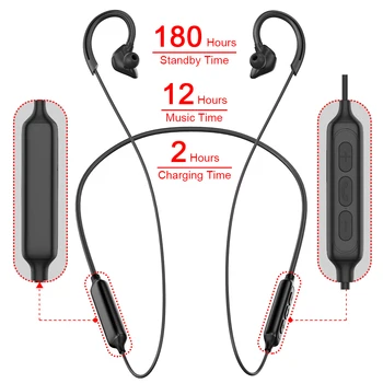 X1 Kakla karājas stereo Austiņas Bezvadu klausule Spēļu Austiņas Bluetooth Earbuds ar Mic iPhone Samsung Brīvroku austiņas