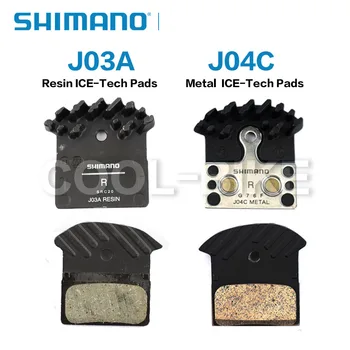 Shimano J03A J04C Spilventiņi DEORE SLX XT Sveķu Metāla bloks Dzesēšanas Fin Ledus Tech Bremžu Kluču Kalnu M7000 M8000 M9000 M6000 M785 M675