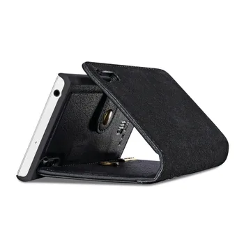Patiesu Triecienizturīgs Noņemams Maciņš Case For Sony X XZ2 Kompakts Flip Ādas Vāks Sony Xperia XZ XZs XZ1 XZ2 Magnētisko Coque