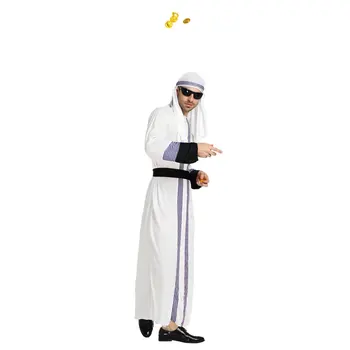 Umorden Bērnu Bērni Arābija Arābu Šeihs Kostīmu Arābijas Princis Cosplay Zēniem Vīriešiem Purima Halloween Tērpi Masku