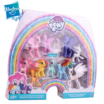 Hasbro My Little Pony Rotaļlietas Varavīksnes Astes Pārsteigums Collection Pack Draugiem, 11 3 collu Pony Rakstzīmes Kolekcionējamus Attēlu!