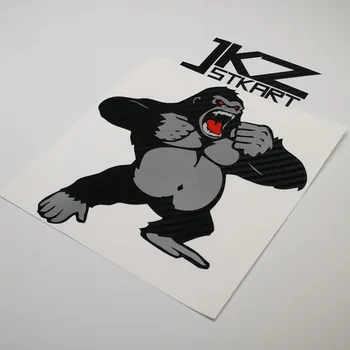 JKZ STKART Vinila Die Samazināt daudzslāņu Uzlīmes Uzlīmes Angry Vīriešu Gorilla ATV motociklu Klēpjdatoru Ķiveri Rotā Uzlīmes