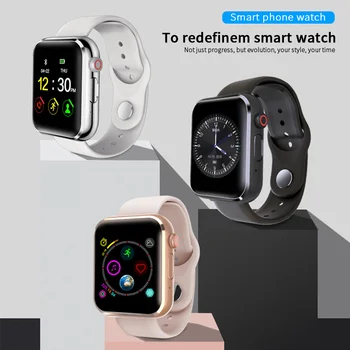 Jaunu KY001 Smart Skatīties Sieviešu lielā ekrāna vīriešu Sporta Fitnesa Bluetooth Smartwatch Tālruņa Mūzikas atskaņotāju SIM TF Kartes iOS Android